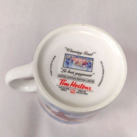 Tim Horton's Vintage Winning Goal Hockey Ceramic Mug - Picture 5 of 6